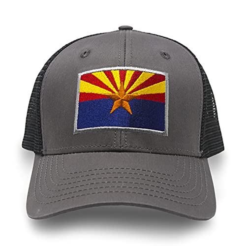 Image of International Tie State Hat for Men and Women, Adjustable Snapback Trucker Baseball Cap with Embroidered Patch