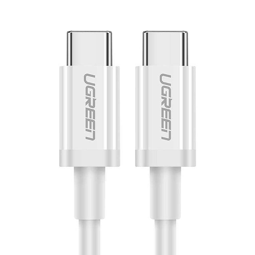 Ugreen USB C to USB C 3A Hızlı Şarj ve Data Kablosu Beyaz 50 CM