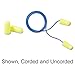 3M Ear Plugs, E-A-Rsoft Yellow Neons 315-1250, 200 Pair of Disposable Earplugs, Pairs Individually Wrapped, Regular Size, Uncorded, 33 NRR, Tapered Cylinder Shape, Slow Recovery Foam