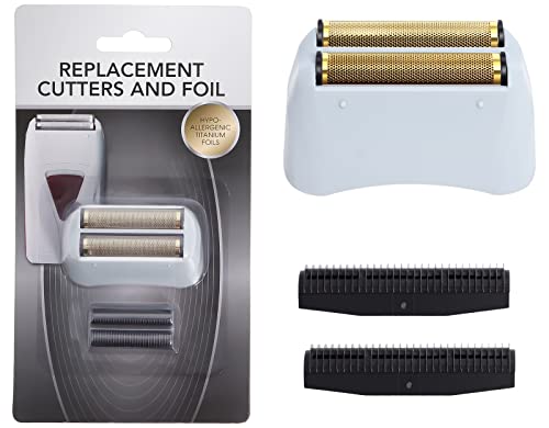 2 Pack Pro Shaver Replacement Foil And Cutters Compatible With Andis 17150(Ts-1)/17155/17200 Shaver For Profoil & Lithium Shaver, Golden #TOP5