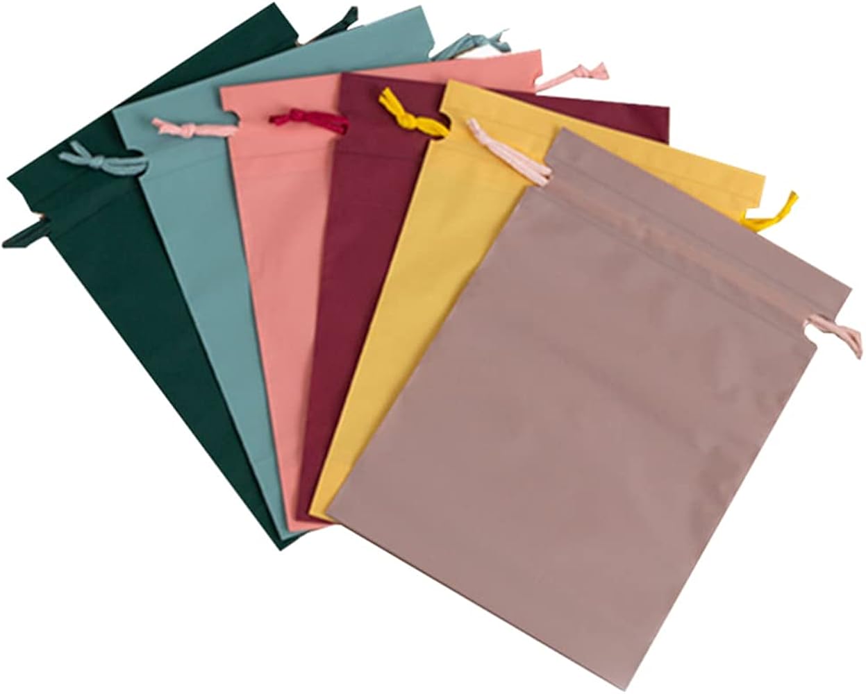 6 Bolsas De Zapatos De Satén - Impermeables Y Reutilizables (50x40 Cm)