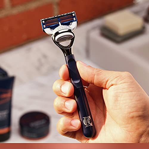 King C. Gillette Grooming Kit, 1 Razor with 2 Blade Refills,1 Oz Beard Oil, 11 Oz Beard Wash, 5 Oz Shave Gel, 1 Comb - Thumbnail 7