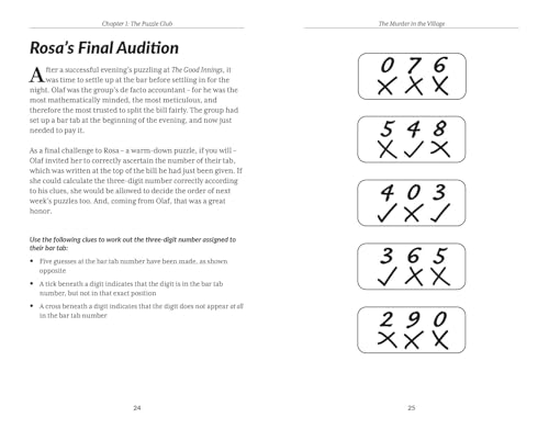 The Murder Mystery Club Puzzle Book: Murder in the Village - Image 3