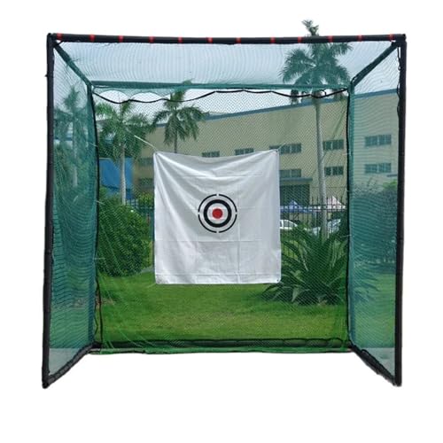 WCHRUOPS Golf Hitting Net for Indoor and Outdoor Practice, Complete Training Set with Heavy-Duty Impact Net and Frame