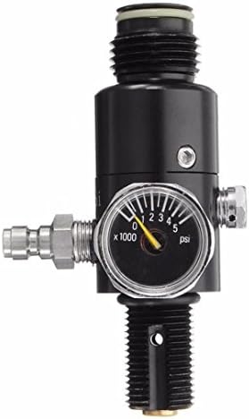 IORMAN Universal 4500PSI Paintball Air Tank Regulator & Valve Guage (5/8 Thread / 1800PSI Output)