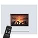 Produktbild Elektrokamin GLOW FIRE Opti-myst Lessing, Wasserdampf Feuer, elektrischer Standkamin mit Fernbedienung, regelbare Flammenstärke (Lessing mit Steinrückwand)