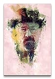 Breaking Bad Walter White Porträt Abstrakt Kunst Kultserie 