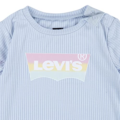 Levi's Baby Girls' Graphic T-Shirt, Hoodie And Denim 3-Piece Outfit Set, Plein Air, 6M #TOP3