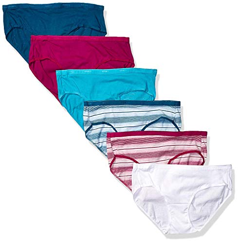 Hanes Women's Signature Breathe Cotton Hipster Underwear 6-Pack