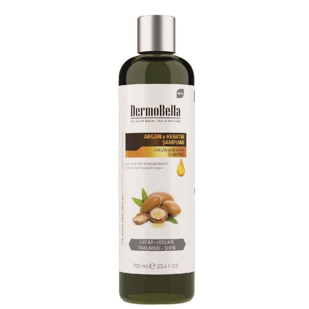 Dermobella Argan Ve Keratin Içeren Güçlendirici Ve Hacim Verici Şampuan 700 ml