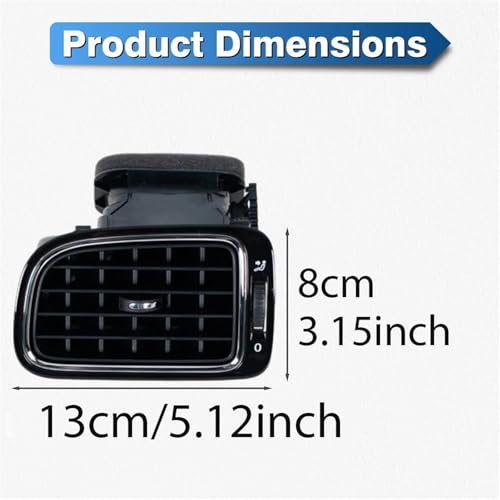 Sortie Climatiseur gauche pour VW Polo 2011-2013 Grille de ventilation avant