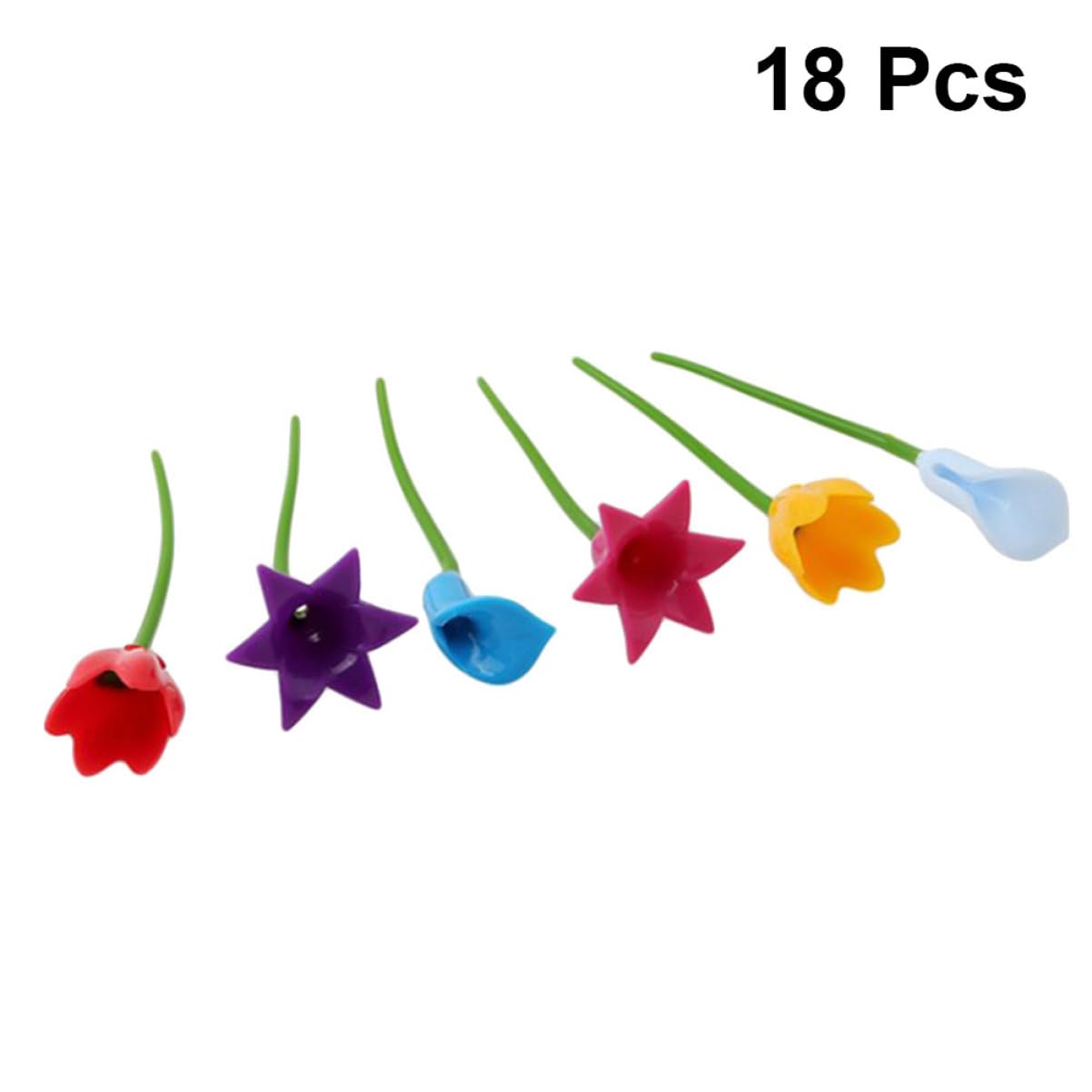 PRETYZOOM 54stücke Teiliges Silikon-weinglasmarker Im Blumen-design Wiederverwendbare Gläserkennzeichnung Für Partys Und Zuhause Praktische Getränkeidentifikation Für Hochzeiten Und