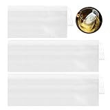 300 Stück Weiß Teesieb,Teefilter Mit Kordelzug,Teebeutel für Losen Tee,Tea Sieb,Teebeutel Netzbeutel,Reusable Filterbeutel,Einweg Tee,Klein Filterbeutel,Kaffeefilter,für Tea,Gewürze,Kaffee,Vanille