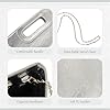 EVEOUT Clutch für Damen Kunstleder Abendhandtasche mit Schulter Chian Partyhandtasche Stilvolle Umhängetasche für Hochzeit Party Abendessen #5