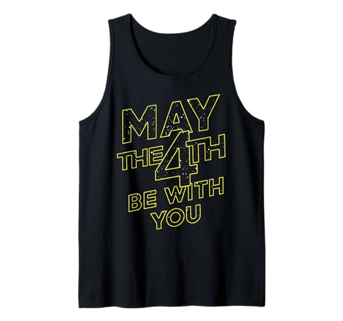 Débardeur Star Wars May The 4th Be With You Galaxy Fill imprimé pour fan de science-fiction