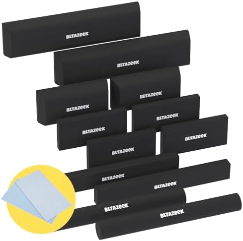 12-Pcs Sanding Blocks Auto Body, Flexible Foam, Sanding Blocks fo...