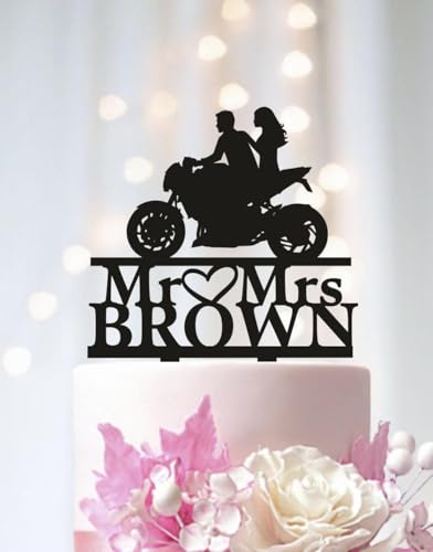 Motorcycle Sportbike Wedding Cake Topper, Custom Sport Bike