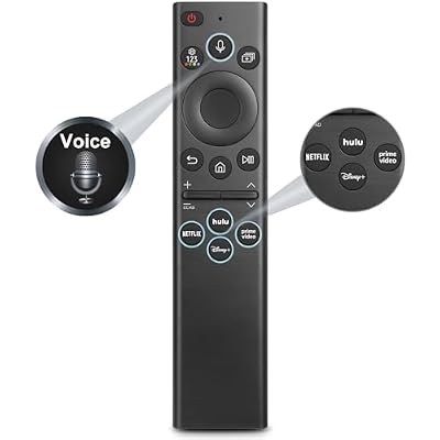 Replacement for Samsung-TV-Remote-Control for All Samsung Smart UHD, OLED, QNED, Frame Series TVs with Voice Function