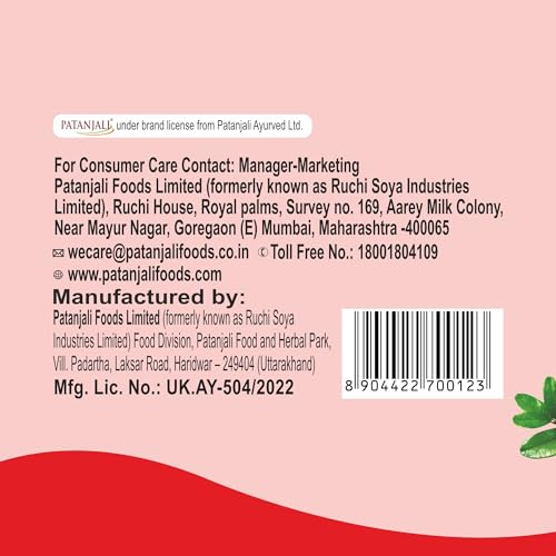Image of Patanjali Pachak Anardana Goli 100g Jar, Sweet & Sour Mouth Freshener, Mukhwas for Improved Digestion, Ayurvedic Herbal Remedy for Daily Wellness