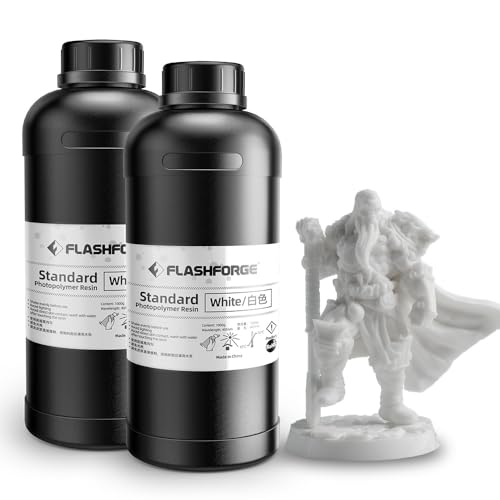 FLASHFORGE 3D Printer Resin, Fast Curing Standard 3D Resin High Precision &...