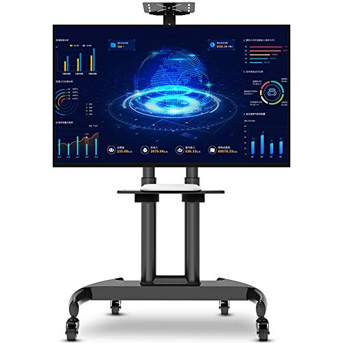 Soporte universal para TV móvil para piso, ajustable hasta 70 pulgadas miniatura 1