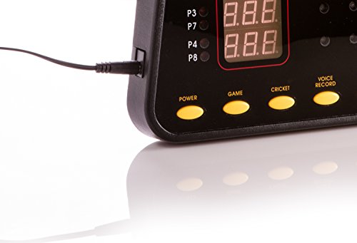 Arachnid Cricket Pro 300 Soft-Tip Electronic Dartboard Game Features 36 Games With 175 Options,Black #TOP6