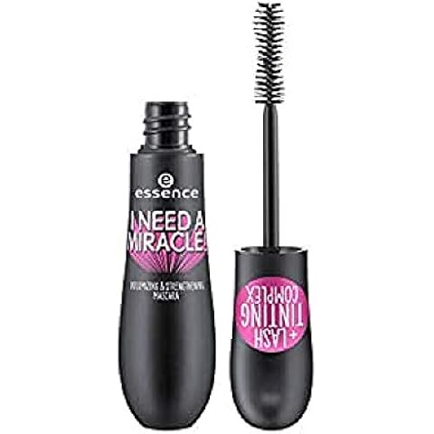 essence, I need a miracle volumising strengthening mascara 01 black, black Cover