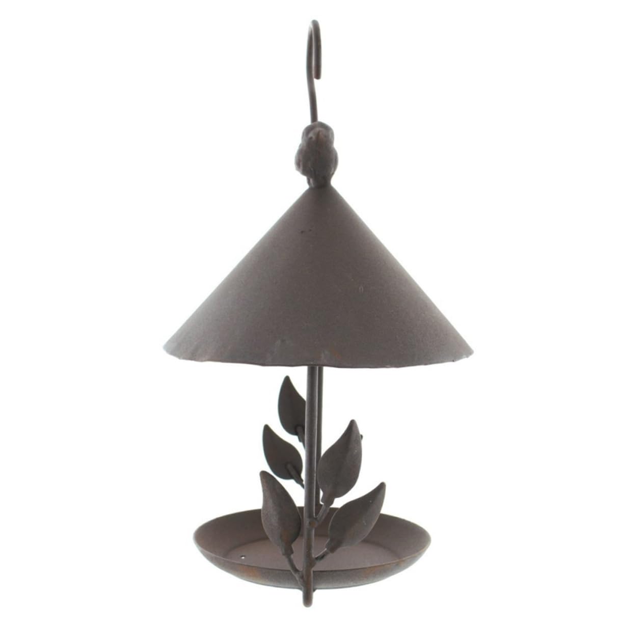 TOYANDONA Mangiatoia per Uccelli Decorazione Outdoor in Ferro da Giardino Design Unico, Sospesa per Pappagalli e Uccelli per Giardino e Voliera