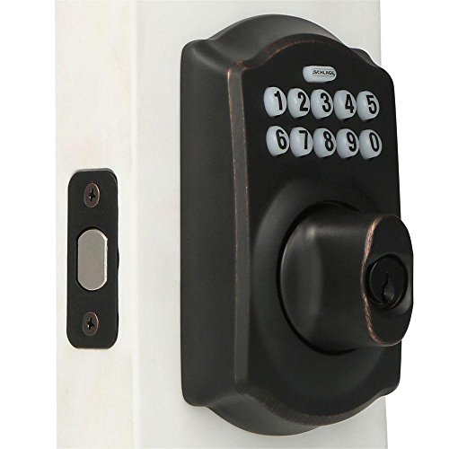 SCHLAGE LOCK CO - Aged Bronze Keypad Deadbolt Cover