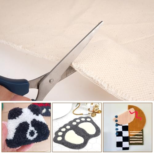 Punch Needle Stoff 100×150 cm – strapazierfähiger Baumwoll-Mönchsstoff für Stickerei & Tufting – Bild 5