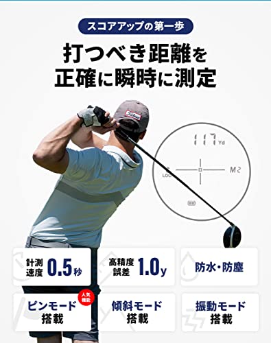 TecTecTec ゴルフ用レーザー距離計 Mini+m の商品画像 2