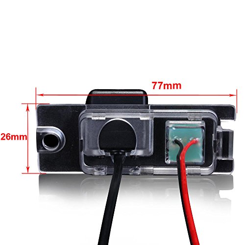 Kalakus Car Reverse Camera Parking System comes with 170 degree Angle Night Vision and Waterproof rear view Camera in License Plate light for S60 S80 V70 - Image 4