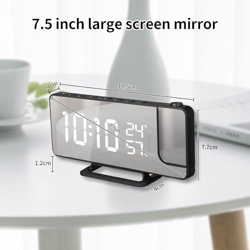 Sveglia con Proiettore da 7,5 Pollici Schermo LED