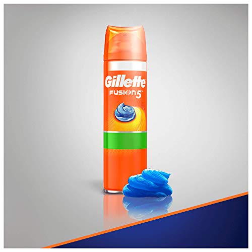 Gillette Fusion 5 Rasiergel Männer, 200 ml, Ultra Sensitiv, schützt und kühlt die Haut - Image 4