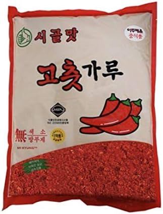 Premium Korean Red Pepper Coarse Powder, 1 Pound