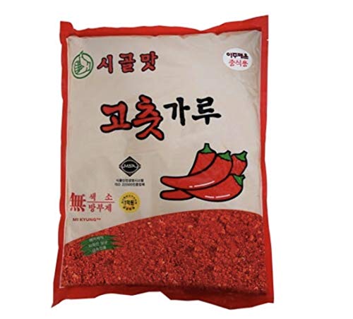 Premium Korean Red Pepper Coarse Powder, 1 Pound