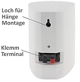 ChiliTec Para głośników 2-drożnych białych do zestawu hi-fi stereo kina domowego 40 W 8 Ohm