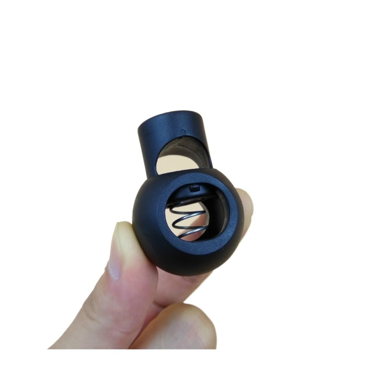 Bloqueurs de cordon noir à ressort 48x34x15mm en lot de 10 pièces