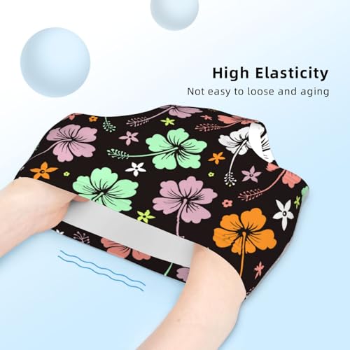 Tropical Hawaiian Hibiscus Girls' Underwear Soft Cotton Little Girls Panties Comfort Briefs4