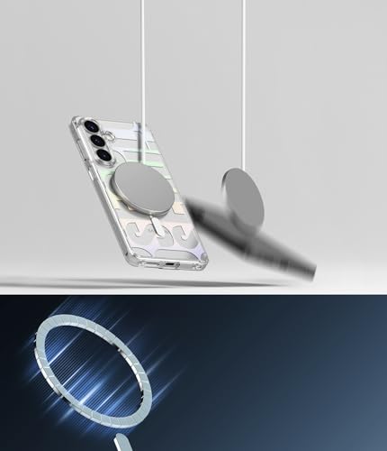 Image of Ringke Fusion Design Magnetic Compatible with Samsung Galaxy S26 Plus Case Back Cover Hard Graphic Designed Back Soft Flexible TPU Bumper Scratch Resistant Natural Form - Seoul