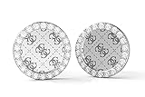 Länge: 1.2cm GUESS 12MM 4G COIN & CRYS FRAME RH, silber(silber), Gr. N