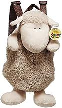 Plush Sheep Backpack, 33 cm, Children's Backpack, Lamb, Plush Toy, Cuddly Toy (Beige)