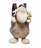 Größe ca. 33 cm Rucksack Schaf aus Plüsch, 33 cm - Kinderrucksack - Lamm - Plüschtier- Kuscheltier (Beige)