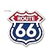 A/X 13 cm x 11 cm EE. UU. Ruta 66 Pegatina de Vinilo Rojo Blanco Azul señal Carretera Coche Parachoques