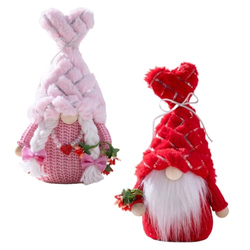 Gnomes en peluche comme cadeau de couple pour la Saint-Valentin