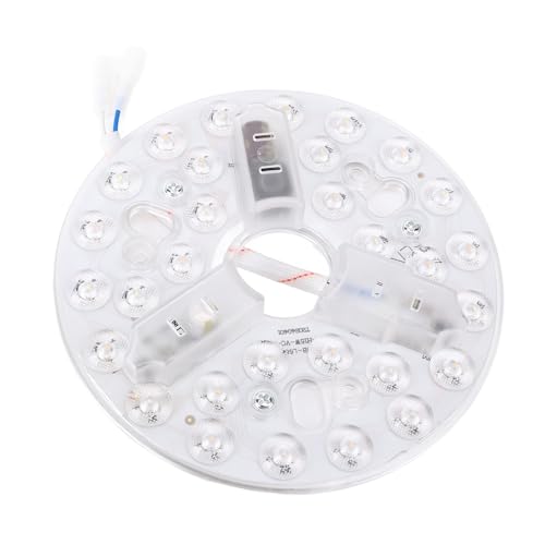 FTVOGUE Kit de Actualización de Luz LED Regulable de Repuesto para Ventilador de Techo, Kit de Actualización de Luz con 3 Colores Regulables para Ventilador de Techo Colgante de 5,3