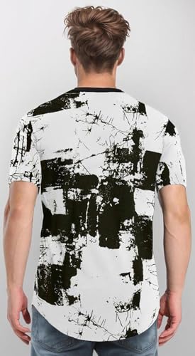 Velinsak Mens T-Shirts Graphic Short Sleeve T Shirts Hip Hop Casual Cool Cotton Tshirt Fashion Novelty Tees Hipster Tops - Image 3