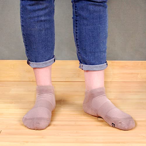 Image of Women's Rayon from Bamboo Fiber Ultra Breathable Superior Wicking Athletic Ankle Sports Socks