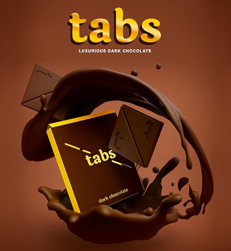 Image of Tabs Dark Chocolate for Couples I Chocolate Gift Box for Husband & Wife I Valentine Gift Set for Boyfriend & Girlfriend I Perfect for Men, Women, Girls and Boys (Mini)