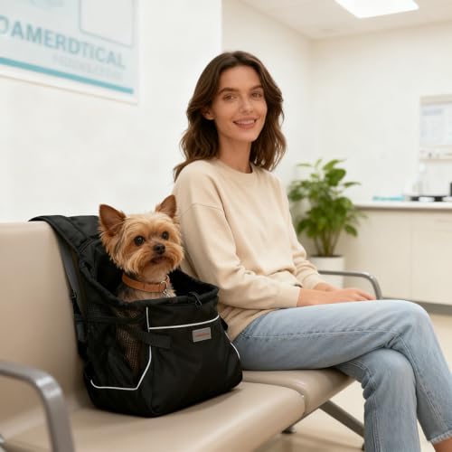 Cinf Hunderucksack Katzenrucksack für kleine Hunde Katzen Tragerucksack Fronttasche Tragetasche Hundetransporttasche mit viel Platz Multifunktional Gefühl der Sicherheit 1,8kg (schwarz, S) Cinf Hunderucksack Katzenrucksack für kleine Hunde Katzen Tragerucksack Fronttasche Tragetasche Hundetransporttasche mit viel Platz Multifunktional Gefühl der Sicherheit 1,8kg (schwarz, S)